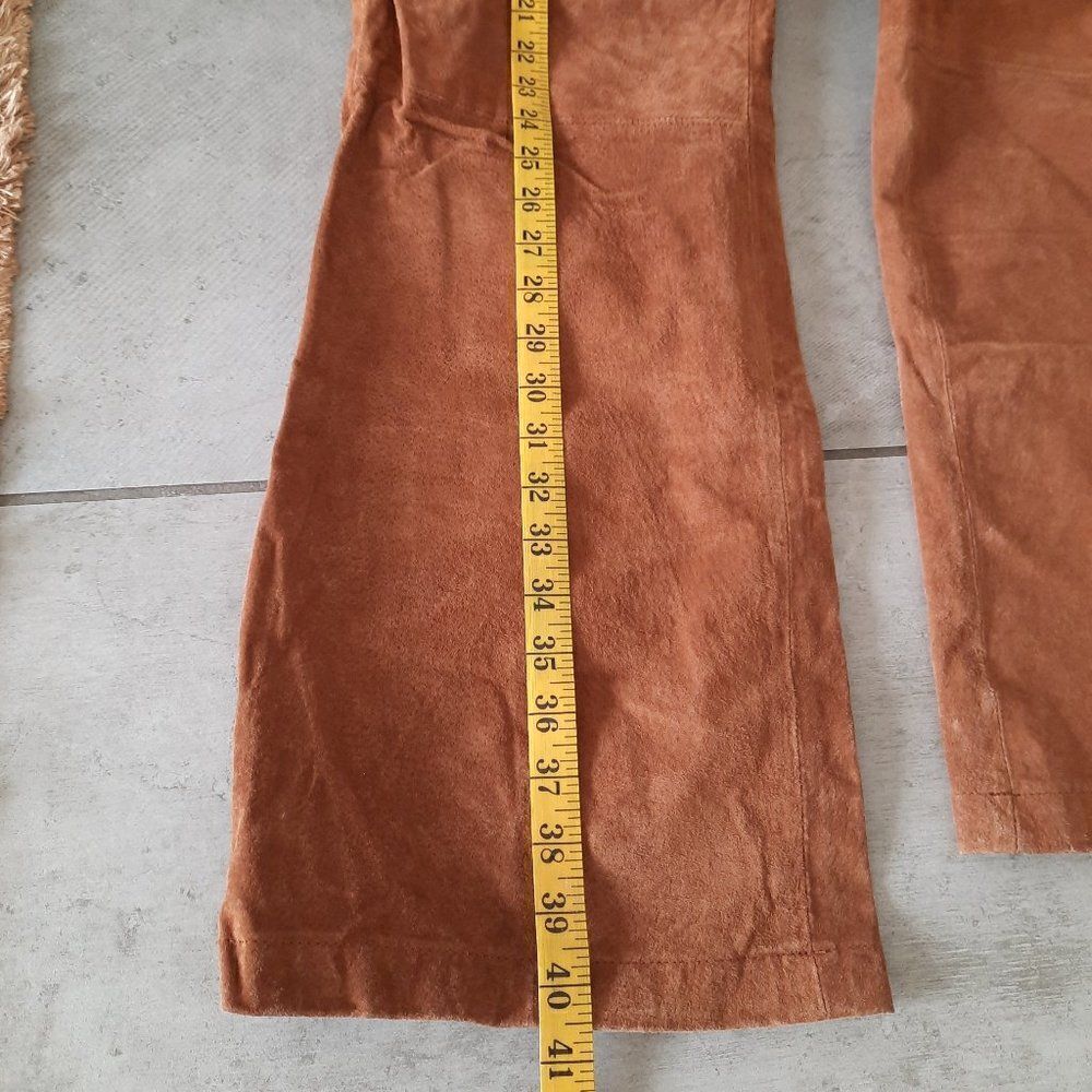 Wossimo suede pants size 12 - Picture 8 of 9